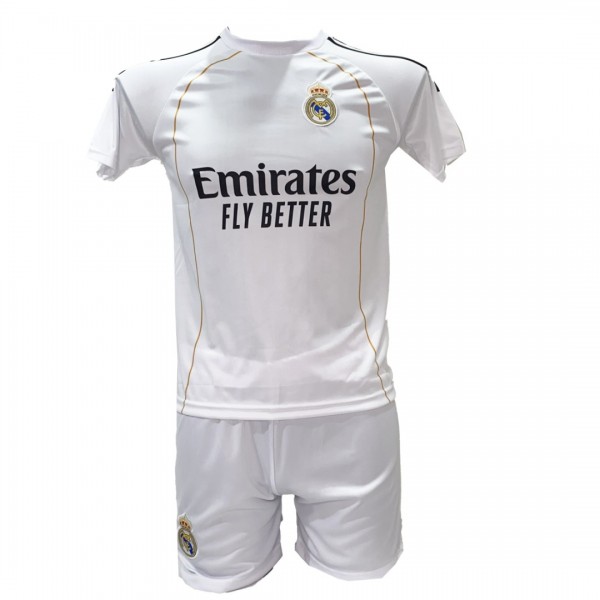 Παιδικό Σετ Ποδοσφαίρου Real Madrid Mbappe Ασπρη 2211-37