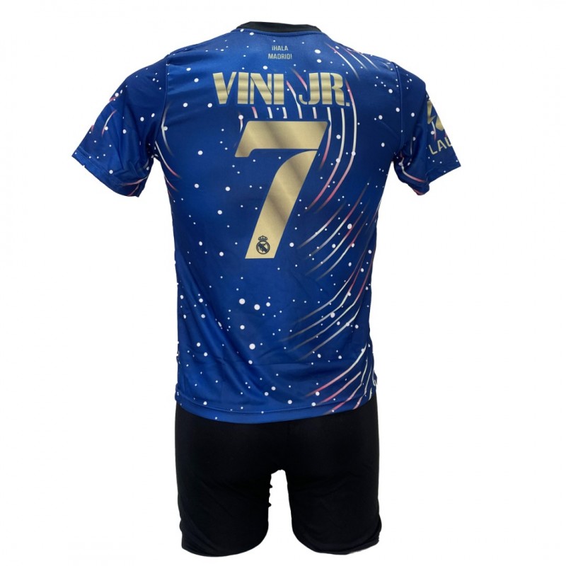 Παιδικό Σετ Ποδοσφαίρου Real Madrid VINI JR. Μπλε/Χρυσό SPECIAL EDITION 2211-35