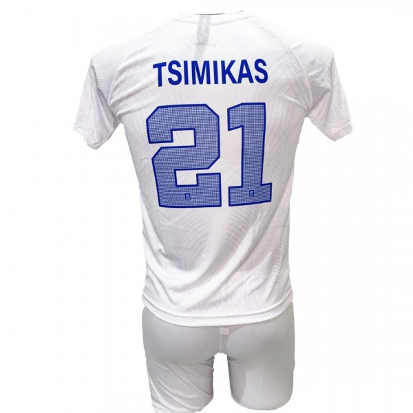 Παιδικό Σετ Ποδοσφαίρου Tsimikas Εθνικη Ελλάδος Ασπρη 10021B-05