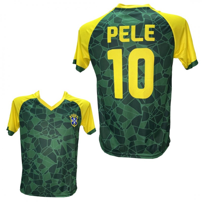 Ανδρική Εμφάνιση Ποδοσφαίρου Pele Εθνική Βραζιλίας Πράσινο/Κίτρινο SPECIAL EDITION 100524-02