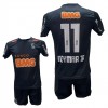 Παιδικό Σετ Ποδοσφαίρου Neymar SANTOS Μαύρη 1023-SAN2