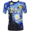Ανδρική Εμφάνιση Ποδοσφαίρου Ajax Van Gogh Edition Μπλε/Μαύρο/Ασπρο 2525-VAN