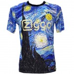 Ανδρική Εμφάνιση Ποδοσφαίρου Ajax Van Gogh Edition Μπλε/Μαύρο/Ασπρο 2525-VAN