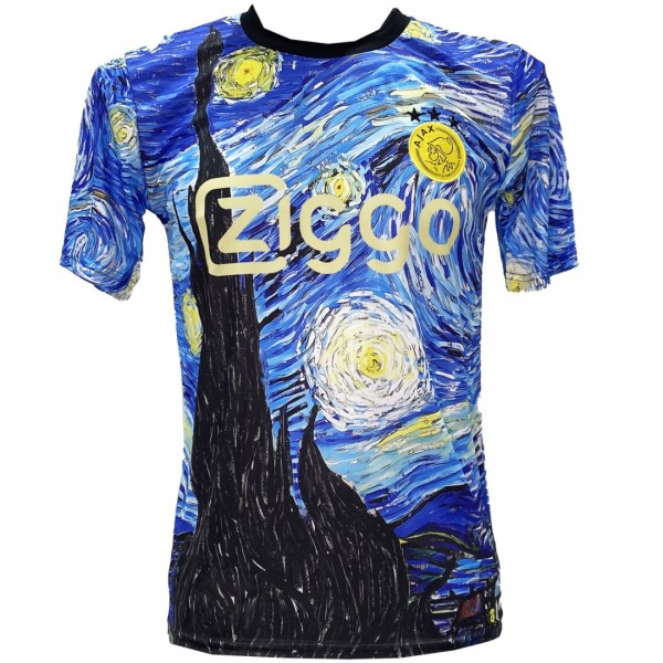 Ανδρική Εμφάνιση Ποδοσφαίρου Ajax Van Gogh Edition Μπλε/Μαύρο/Ασπρο 2525-VAN