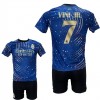Παιδικό Σετ Ποδοσφαίρου Real Madrid VINI JR. Μπλε/Χρυσό SPECIAL EDITION 2211-35
