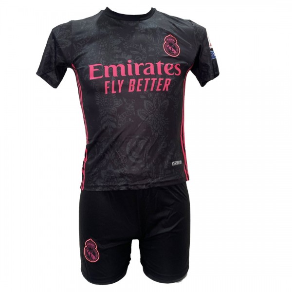 Παιδικό Σετ Ποδοσφαίρου Real Madrid Vini Jr Μαύρο/Ροζ 2211-22B