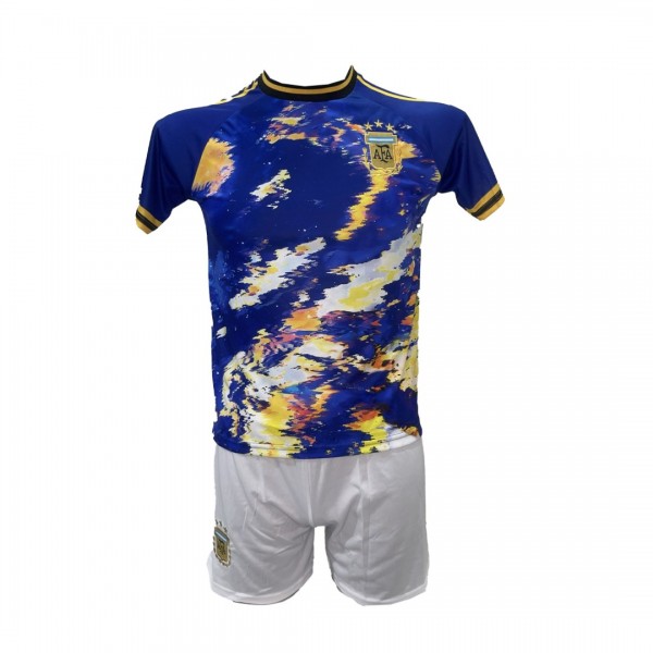 Παιδικό Σετ Ποδοσφαίρου Maradona Argentina Μπλε/Πολύχρωμο SPECIAL EDITION 9001-04