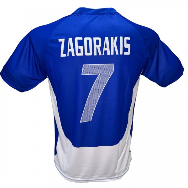 Ανδρικη Εμφάνιση Ποδοσφαίρου Zagorakis Εθνικη Ελλάδος  μπλε λευκό 260825-03