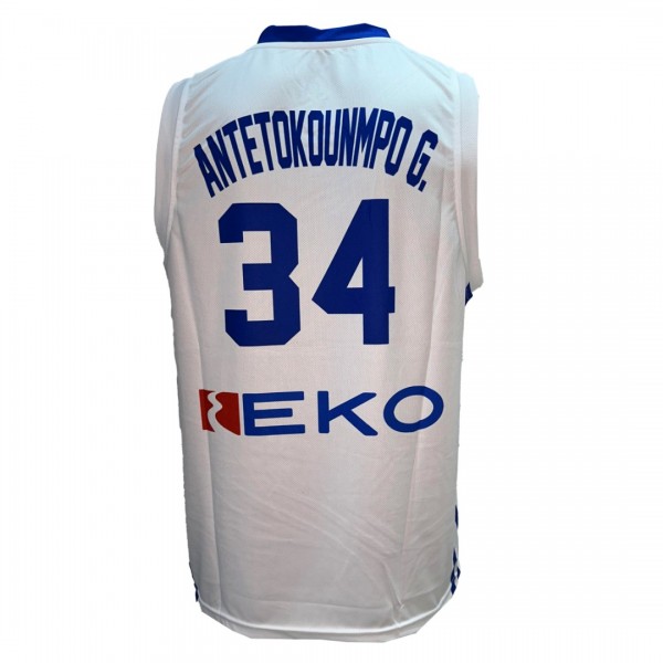 Ανδρική Εμφάνιση  Μπάσκετ Εθνική Ελλάδος Antetokounmpo λευκό 270825-10