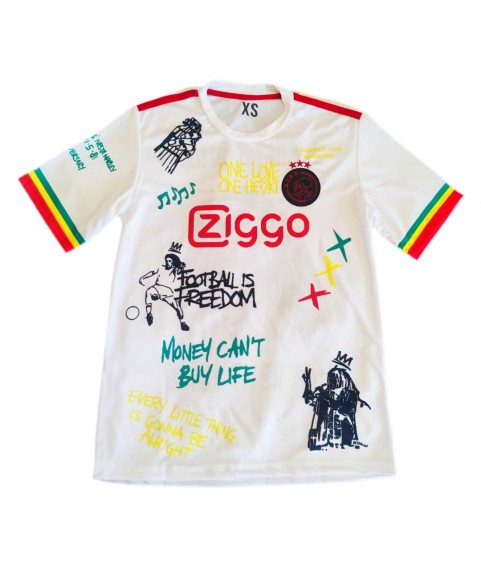 Ανδρική Εμφάνιση Ποδοσφαίρου AJAX BOB MARLEY Limited Edition Λευκή 2323BOB-3