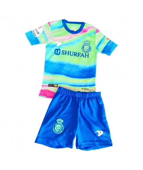 Παιδικό Σετ Ποδοσφαίρου Al Nassr Ronaldo Πράσινο/Μωβ/Μπλέ 40227-02