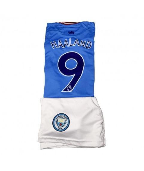 Παιδικό Σετ Ποδοσφαίρου Manchester City Haaland Γαλάζιο 80369