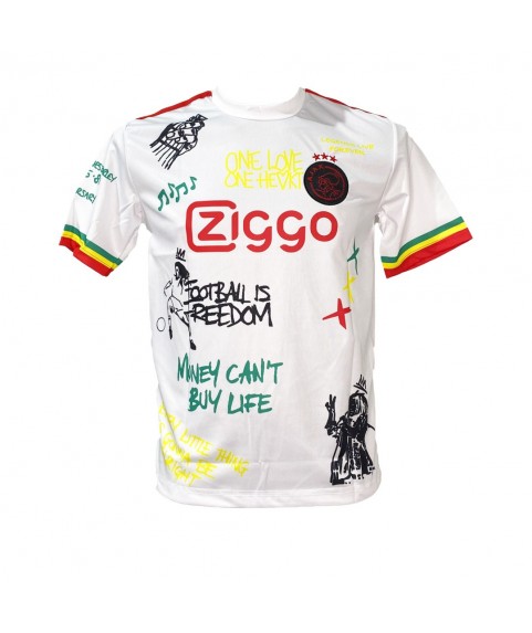 Ανδρική Εμφάνιση Ποδοσφαίρου AJAX BOB MARLEY Limited Edition Λευκή 2323BOB-3