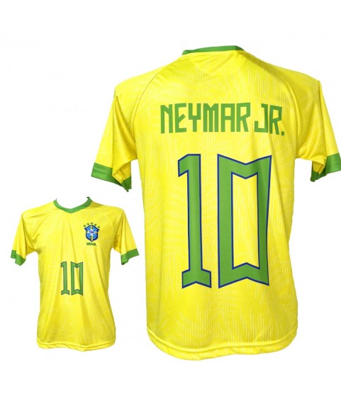 Ανδρική Εμφάνιση Ποδοσφαίρου Neymar Εθνική Βραζιλίας Μα΄υρη 100523-02