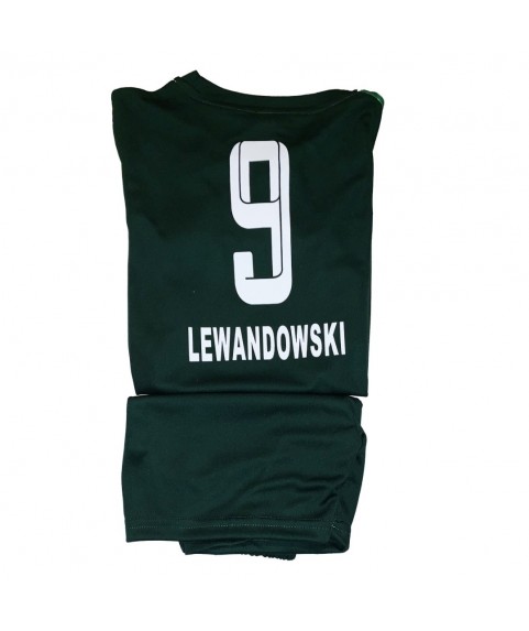 Παιδικό Σετ Ποδοσφαίρου Barcelona Lewandowski Πράσινο Λαδί Με Στάμπα 2024B