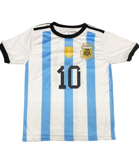 Ανδρική Εμφάνιση Ποδοσφαίρου Messi Εθνική Αργεντινής Γαλάζιo Λευκό 900010
