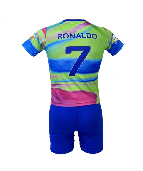 Παιδικό Σετ Ποδοσφαίρου Al Nassr Ronaldo Πράσινο/Μωβ/Μπλέ 40227-02