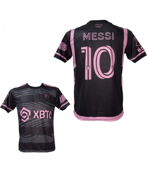 Ανδρική Εμφάνιση Ποδοσφαίρου Messi Inter Maiami Μαύρο/Ροζ 2023-05