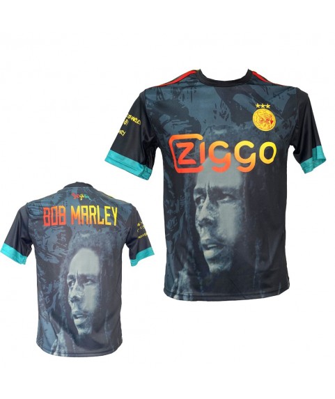 Ανδρική Εμφάνιση Ποδοσφαίρου AJAX BOB MARLEY Limited Edition Ανθρακή/Σιέλ 2323BOB-2