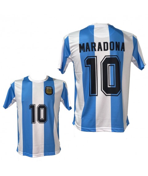 Ανδρική Εμφάνιση Ποδοσφαίρου Maradona Εθνική Αργεντινής Γαλάζιo/Λευκό 9001-02