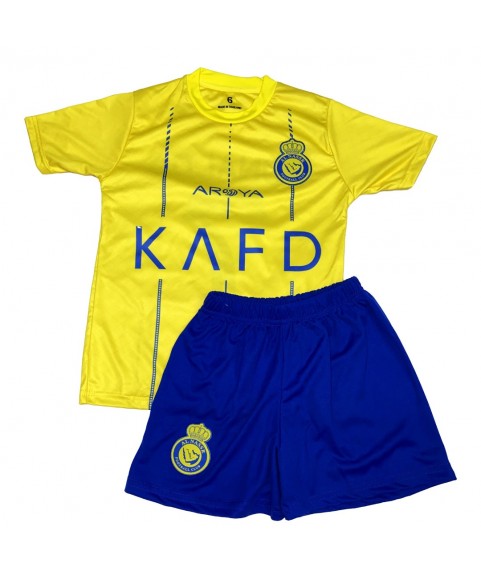 Παιδικό Σετ Ποδοσφαίρου Al Nassr Ronaldo Κίτρινο Μπλε 40227-05