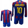 Παιδικό Σετ ποδοσφαίρου Barcelona Ronaldinho Μπλε/Κόκκινο / 2026-12