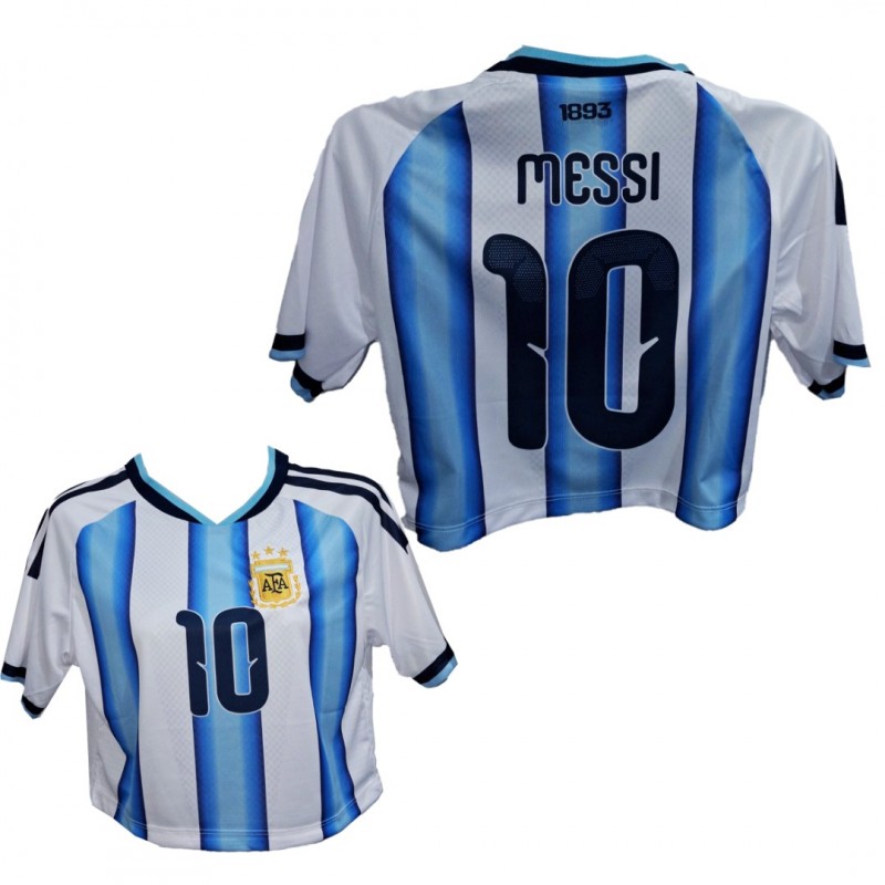 Γυναικεία Εμφάνιση Ποδοσφαίρου Messi Argentina Γαλάζιο-Λευκό 1010-01