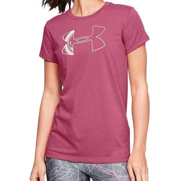 Under Armour Graphic Big Logo Classic Crew Pink  1330348-671