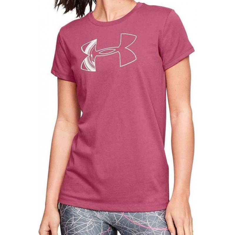 Under Armour Graphic Big Logo Classic Crew Pink  1330348-671