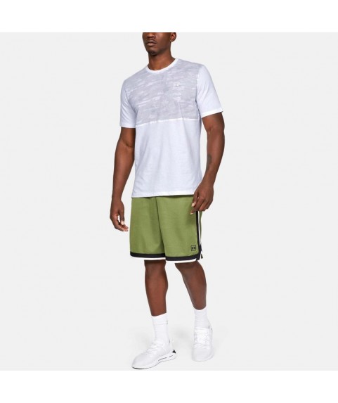 Under Armour Sportstyle Cotton Mesh Tee White
