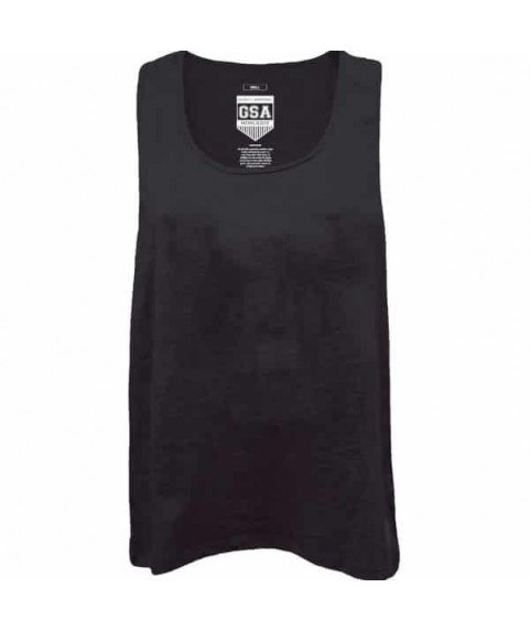 GSA GLORY LOOSE TANK TOP  JET BLACK