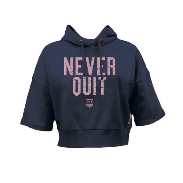 GLORY & HERITAGE Cropped Hoodie Ink