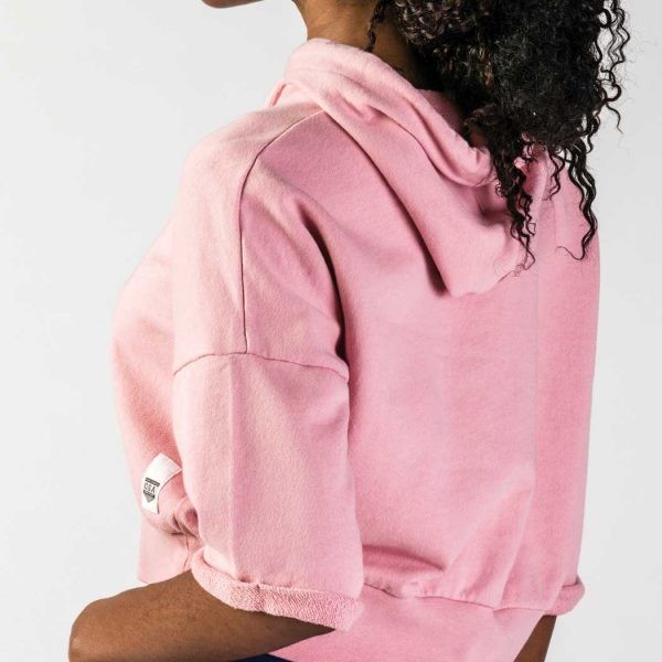 GLORY & HERITAGE Cropped Hoodie Pink