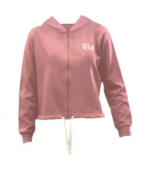 GLORY & HERITAGE Zipper Hoodie Dusty Pink 37-28002-13