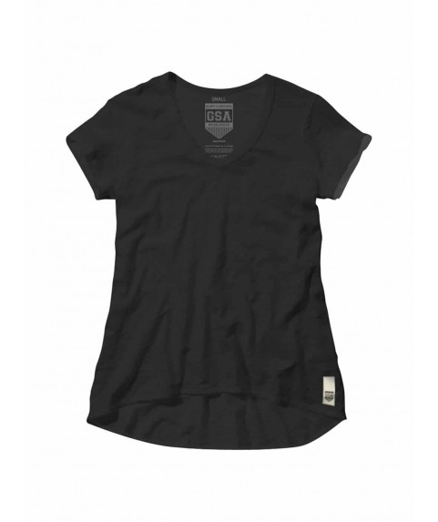 GLORY & HERITAGE Loose V-neck Jet Black