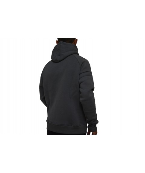 SUPERCOTTON HOODIE LOGO CHARCOAL
