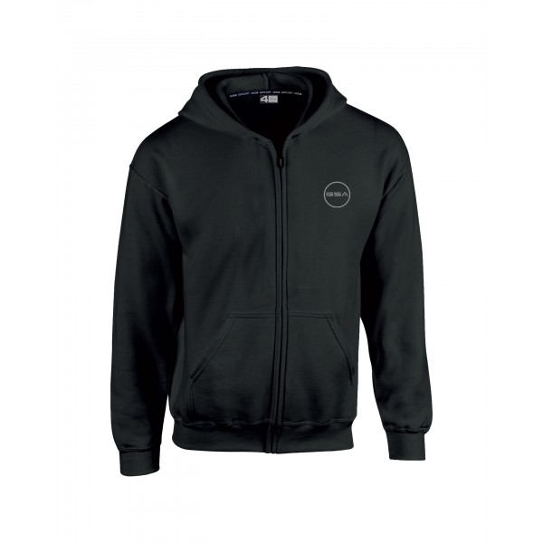 ΠΑΙΔΙΚΗ ΖΑΚΕΤΑ GSA SUPERCOTTON ZIPPER HOODIE (KIDS) BLACK 17-38007-01