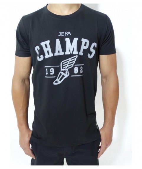 Original Graphic Tee Whith Print Jet Black A