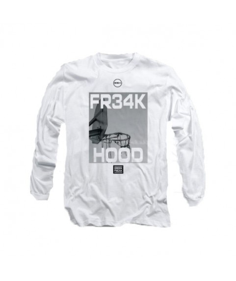 GREEK FREAK LONG SLEEVE T-SHIRT WHITE 34-18009-01