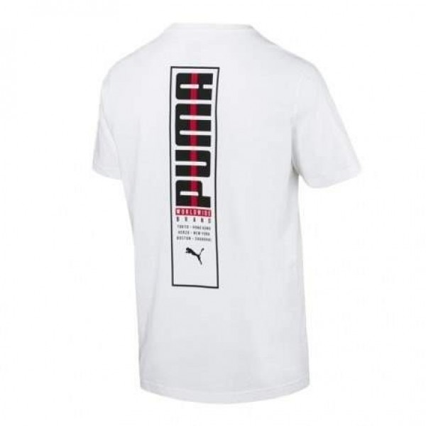 Puma Brand Placed Men's Tee White 854075-02