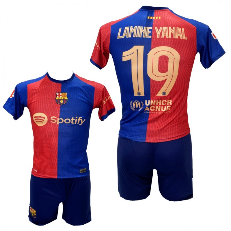 Παιδικό Σετ Ποδοσφαίρου Barcelona Lamine Yamal Μπλε/Κόκκινο 24/25 2024-20