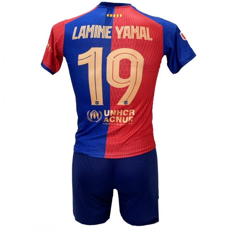 Παιδικό Σετ Ποδοσφαίρου Barcelona Lamine Yamal Μπλε/Κόκκινο 24/25 2024-20