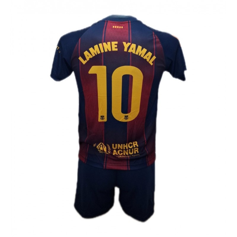 Παιδικό Σετ ποδοσφαίρου Barcelona Lamine Yamal Μπλε Κόκκινο ριγέ/ 2912-25