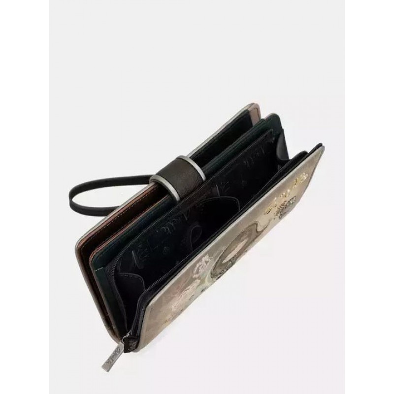 Anekke Γυναικείο Πορτοφόλι Υφασμάτινο Μεγάλο RFID Real Μπεζ FW/25 41709-901