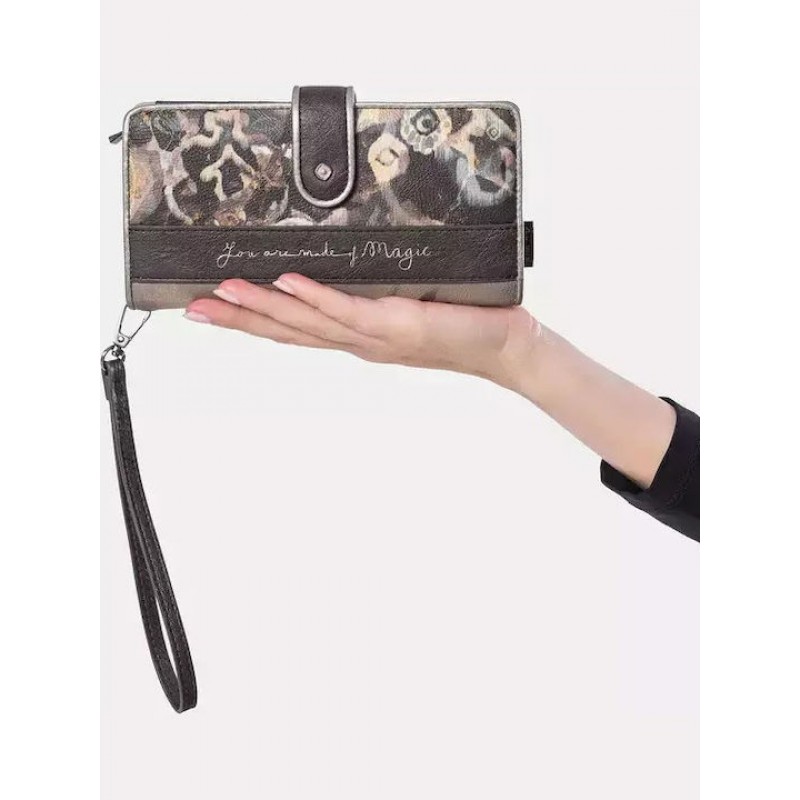 Anekke Γυναικείο Πορτοφόλι Υφασμάτινο Μεγάλο RFID Real Μπεζ FW/25 41709-901