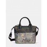 Anekke Γυναικεία Τσάντα Χειρός/Ώμου Μαύρο/Γκρι NATURE KOKO FW/25 41861-403