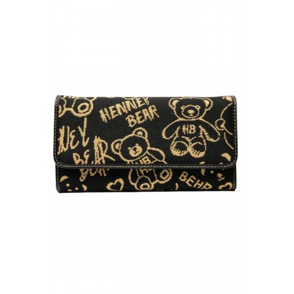 Henney Bear Γυναικείο Πορτοφόλι  GOLD TIME/ HW-062