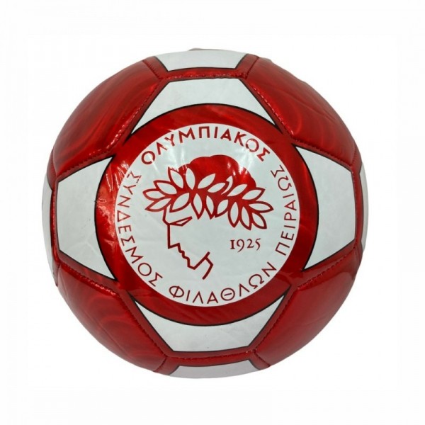 Μπάλα Ποδοσφαίρου Ολυμπιακός  Κόκκινο/Ασπρο 0724-03