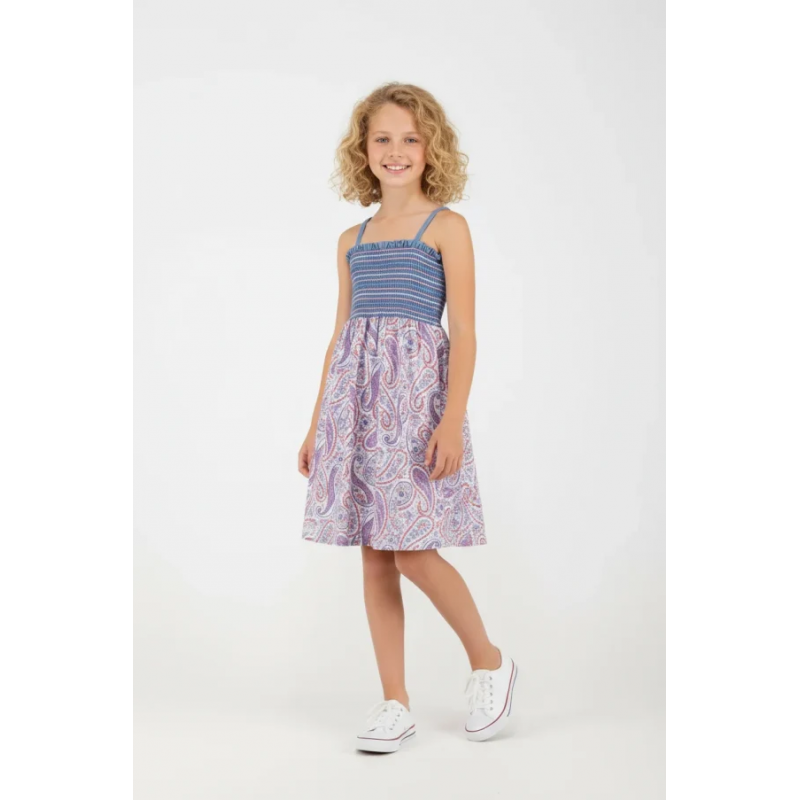 Joyce παιδικό φόρεμα για κορίτσι μωβ 2645629