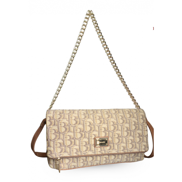 Γυναικεία τσάντα χιαστί HB MILK TEA H-1237